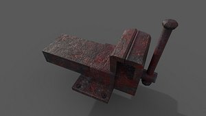 Grim Grip Butcher Leg Clamp for Slaughter Table 3D Model
