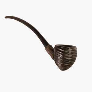 Carved Hobbit Pipe