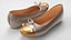 Beautiful Classic Ballet Flats with Bow and Pearl Details