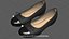 Beautiful Classic Ballet Flats with Bow and Pearl Details
