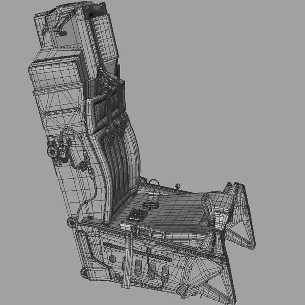 3d photorealistic aces ii ejection seat