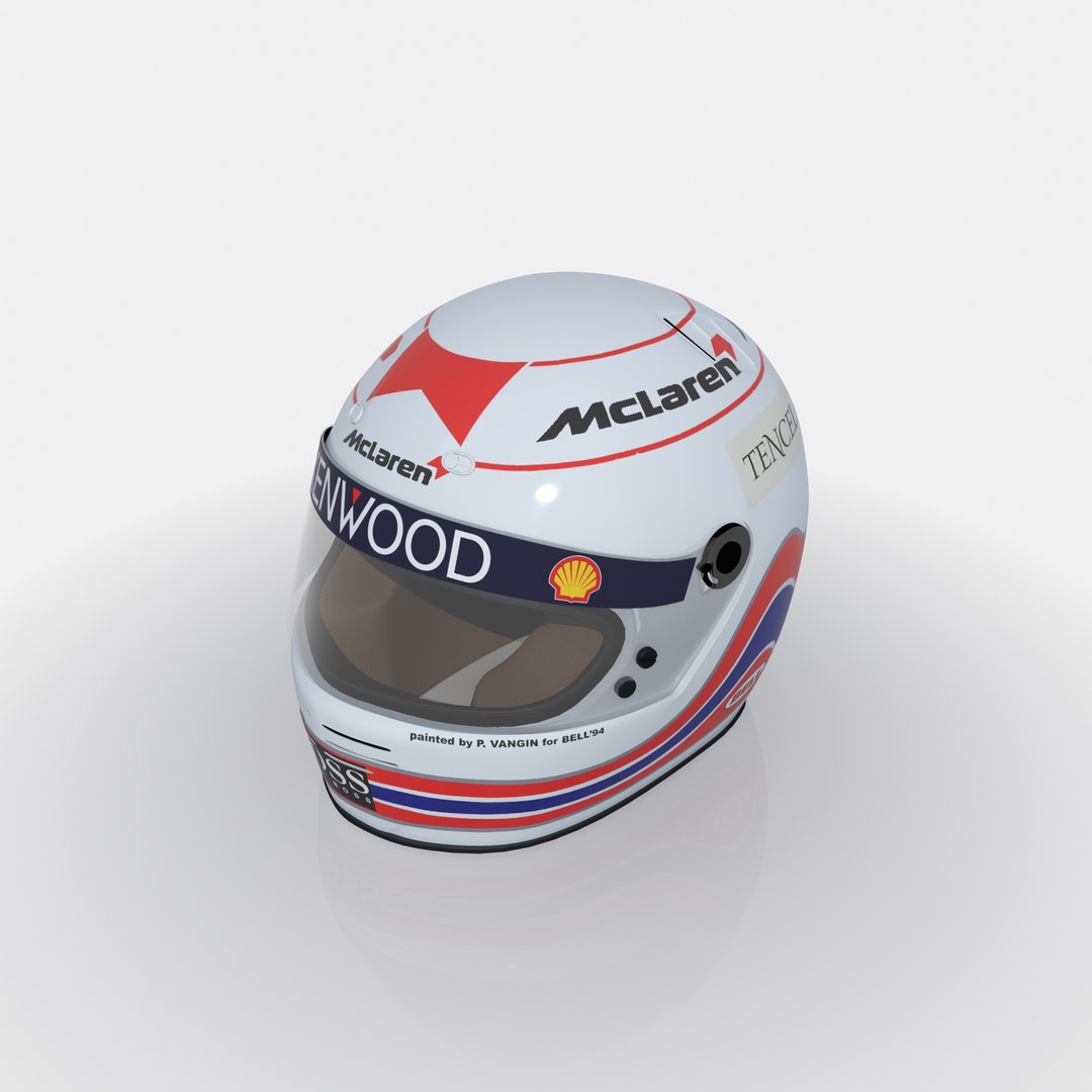 Martin Brundle F1 Helmet 3D | 1145010 | TurboSquid