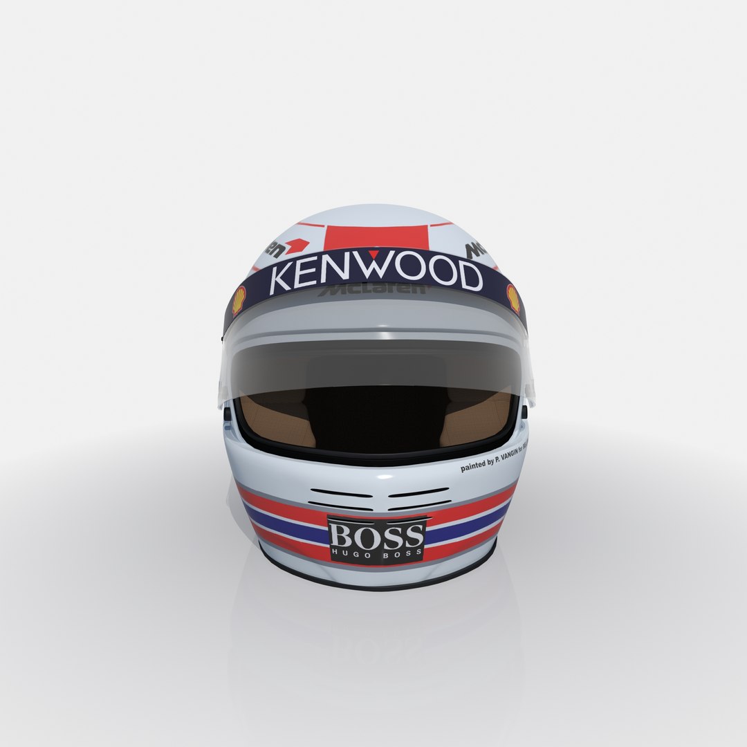 Martin Brundle F1 Helmet 3D | 1145010 | TurboSquid