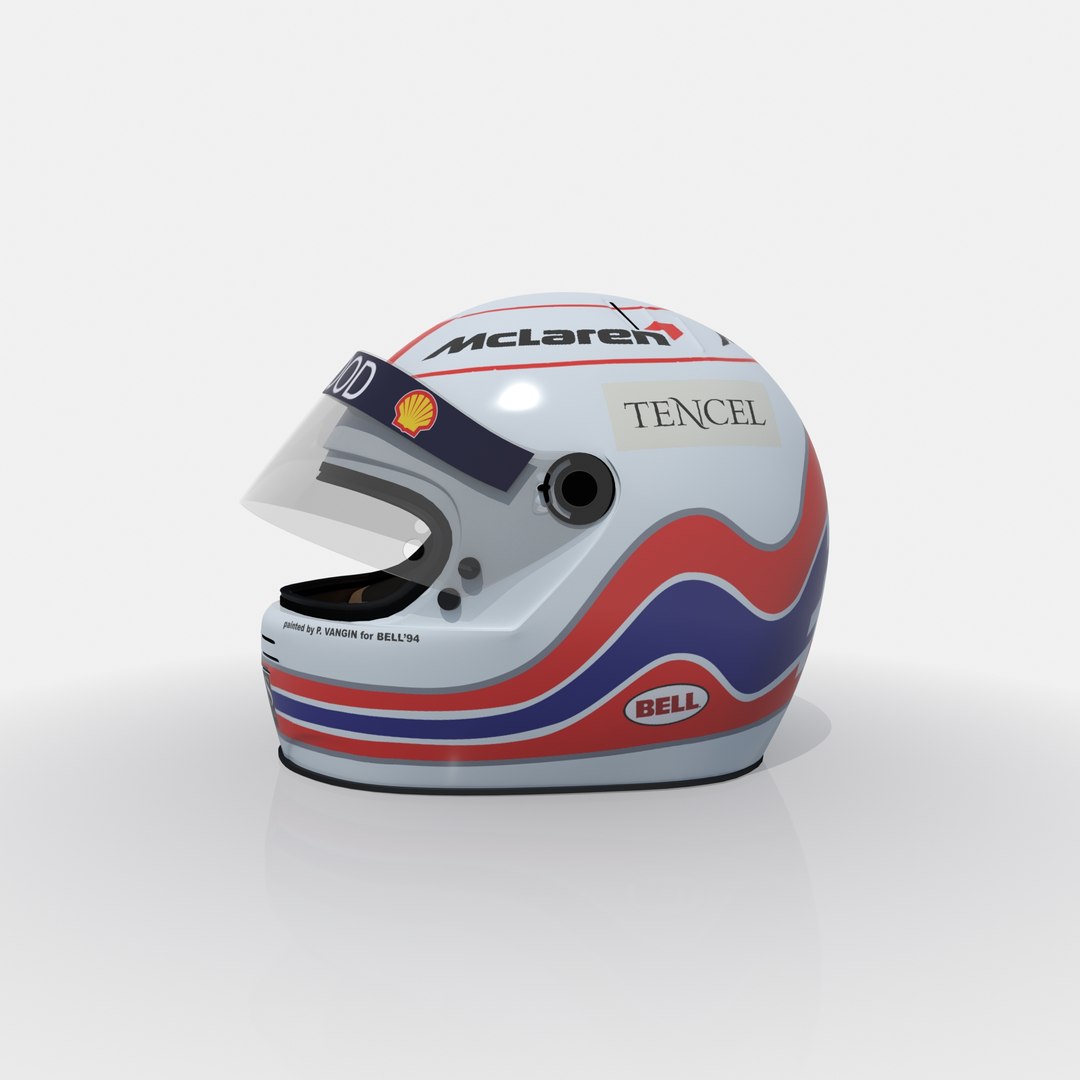 Martin Brundle F1 Helmet 3D | 1145010 | TurboSquid