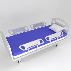 hospital-bed 3d model