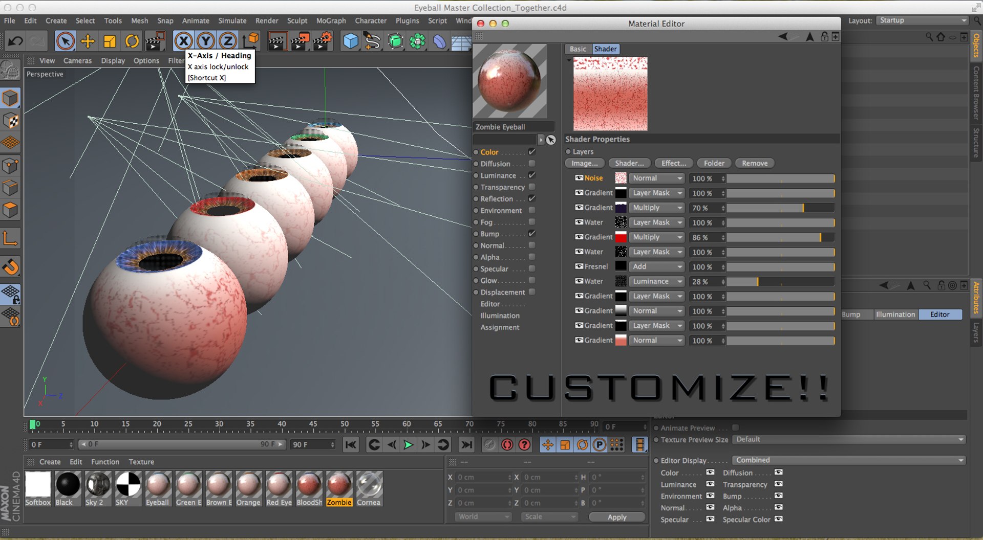 3D Realist Human Eye Rig Model - TurboSquid 1188067