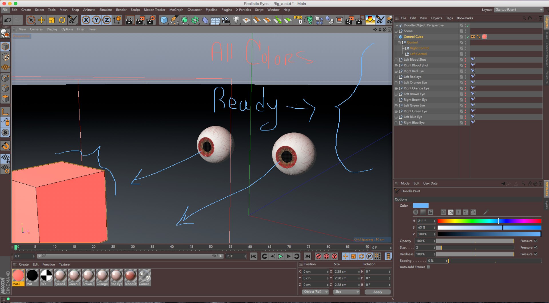 3D Realist Human Eye Rig Model - TurboSquid 1188067