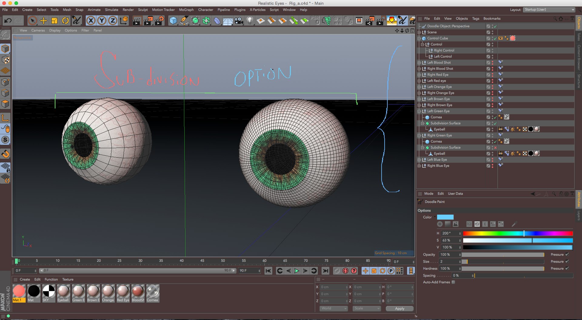 3D Realist Human Eye Rig Model - TurboSquid 1188067