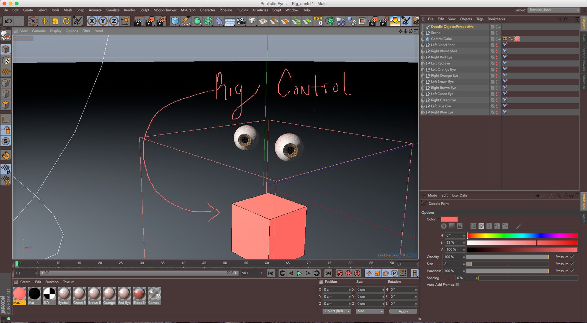 3D Realist Human Eye Rig Model - TurboSquid 1188067