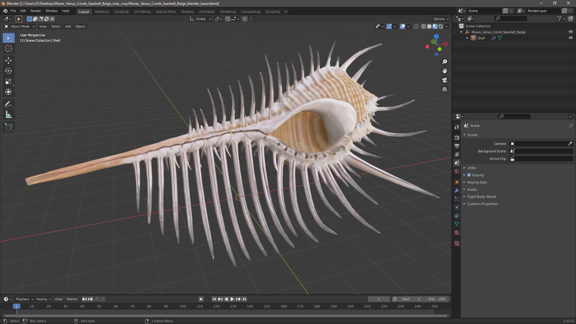 3D model Murex Venus Comb Seashell Beige https://p.turbosquid.com/ts-thumb/Uk/MBE8u3/M8/murexvenuscombseashellbeigec4dmodel021/jpg/1716319802/1920x1080/fit_q87/29fce822474ce3ec32d9ef8c54de89ec9332b8ad/murexvenuscombseashellbeigec4dmodel021.jpg