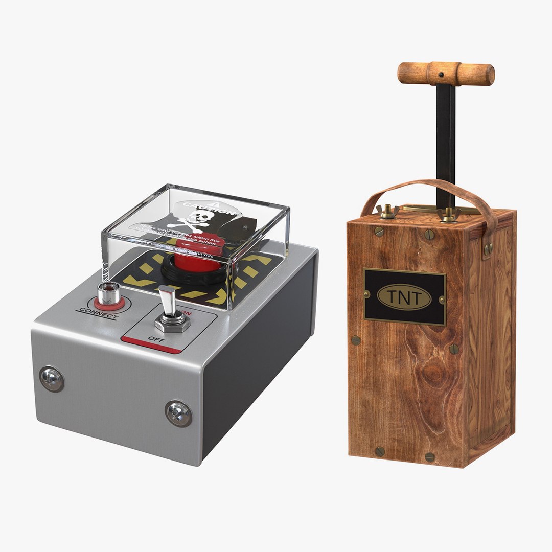 Blasting Detonators Collection 3D model preview