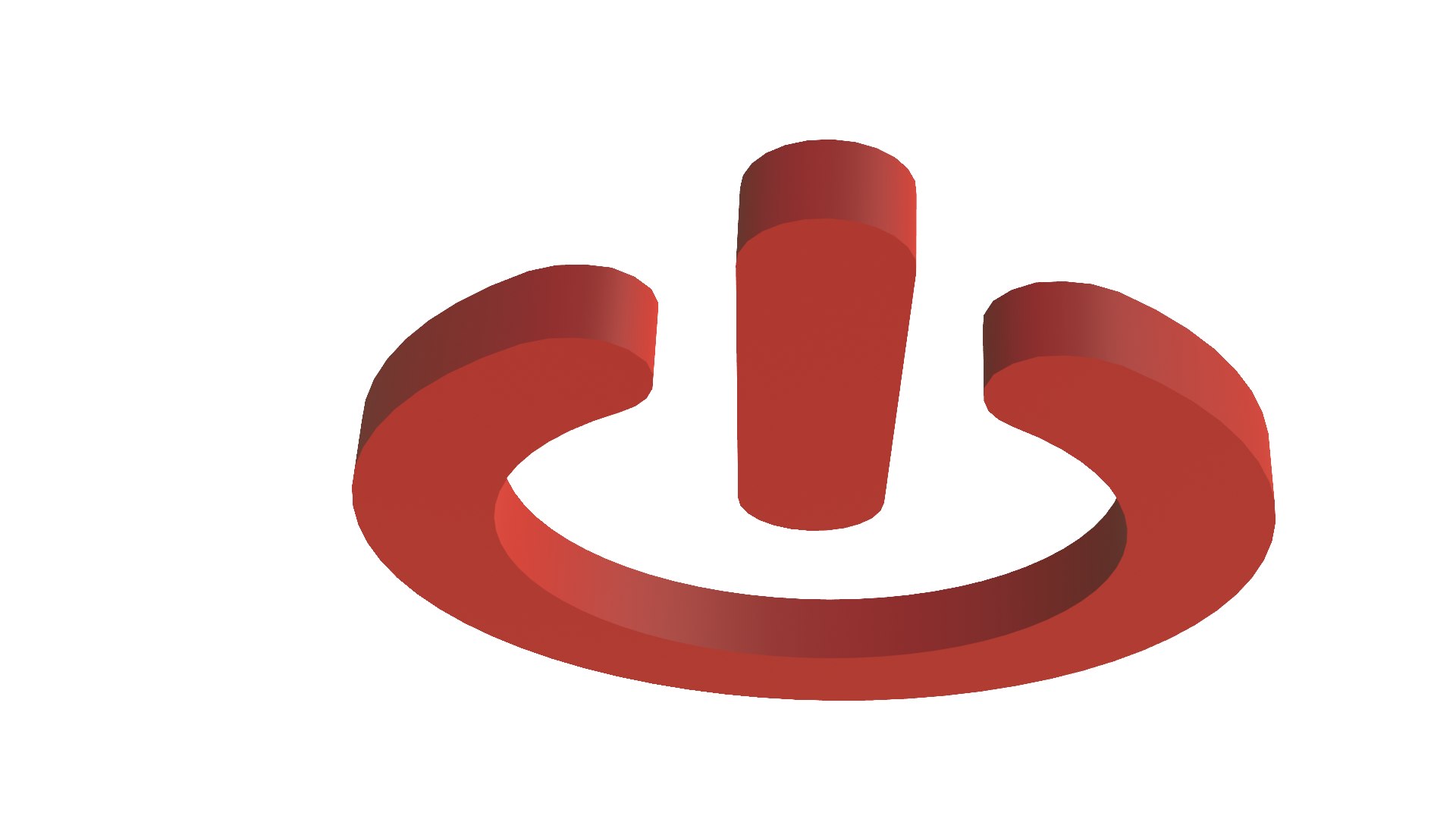 3D On Off Button Icon Model - TurboSquid 2201398