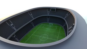 Football Stadium 3D model