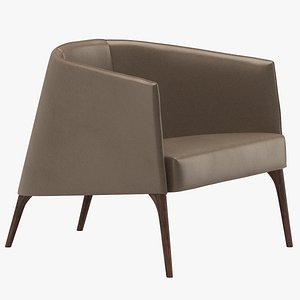 3D frigerio lounge chair model