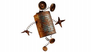 scrub robot 3D model