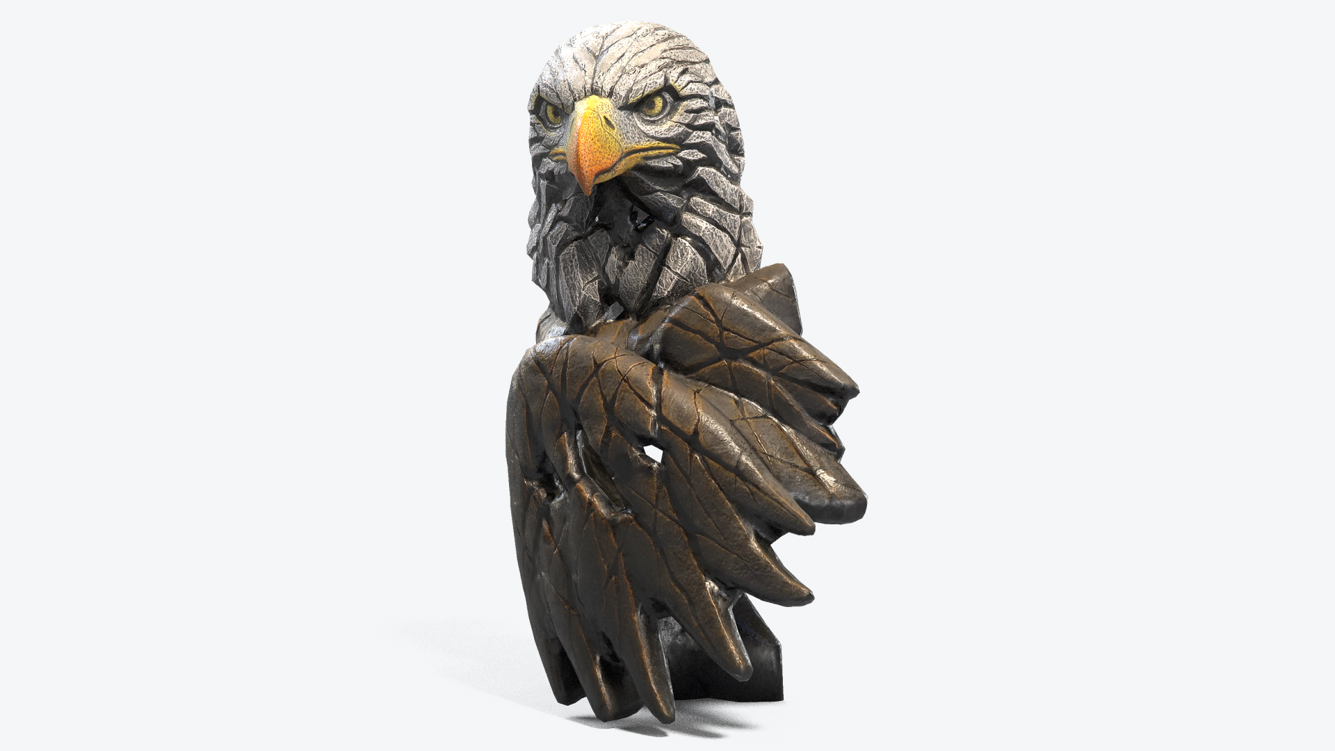 3D Eagle Bust 3d Model Decor - TurboSquid 1846209