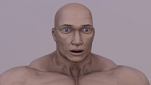 3D male strong model