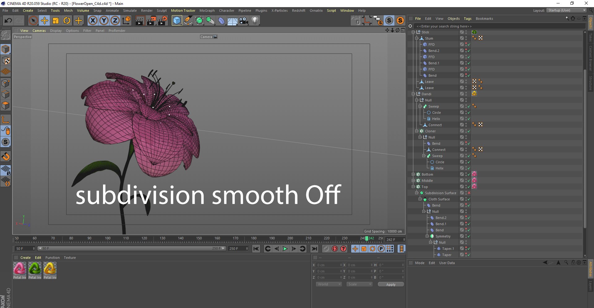 3D Flower Blooming Animation Model - TurboSquid 1618690