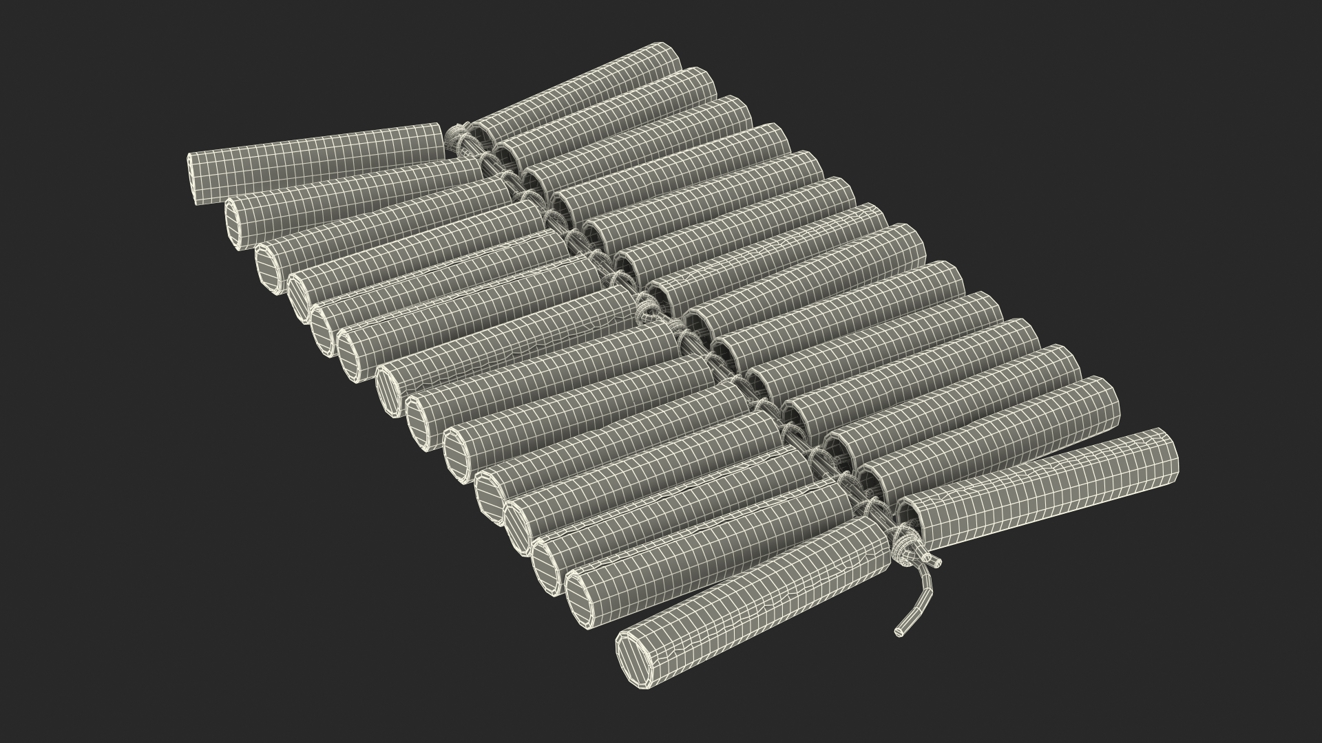 String of Firecrackers 3D - TurboSquid 1851764