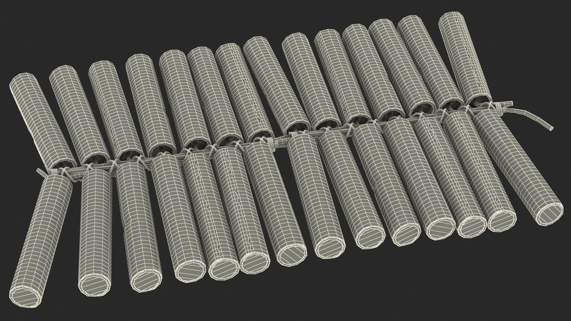 String Of Firecrackers 3D - TurboSquid 1851764