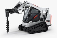 Bobcat T590 Track Skid Steer Loader with Auger
