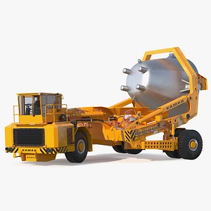 3D KAMAG SlagPotCarrier Rigged model