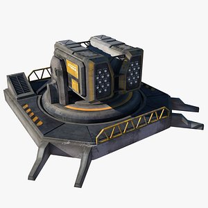 max futuristic missile turret