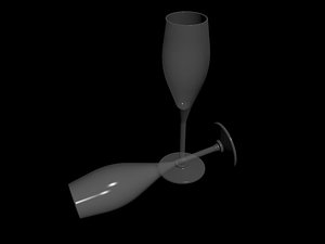 glass 3D model