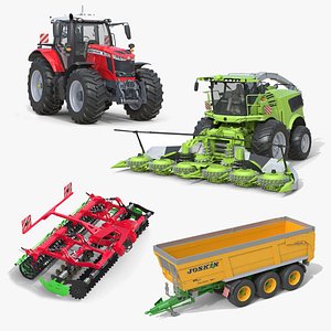 3D Farming Vehicles Collection vol2