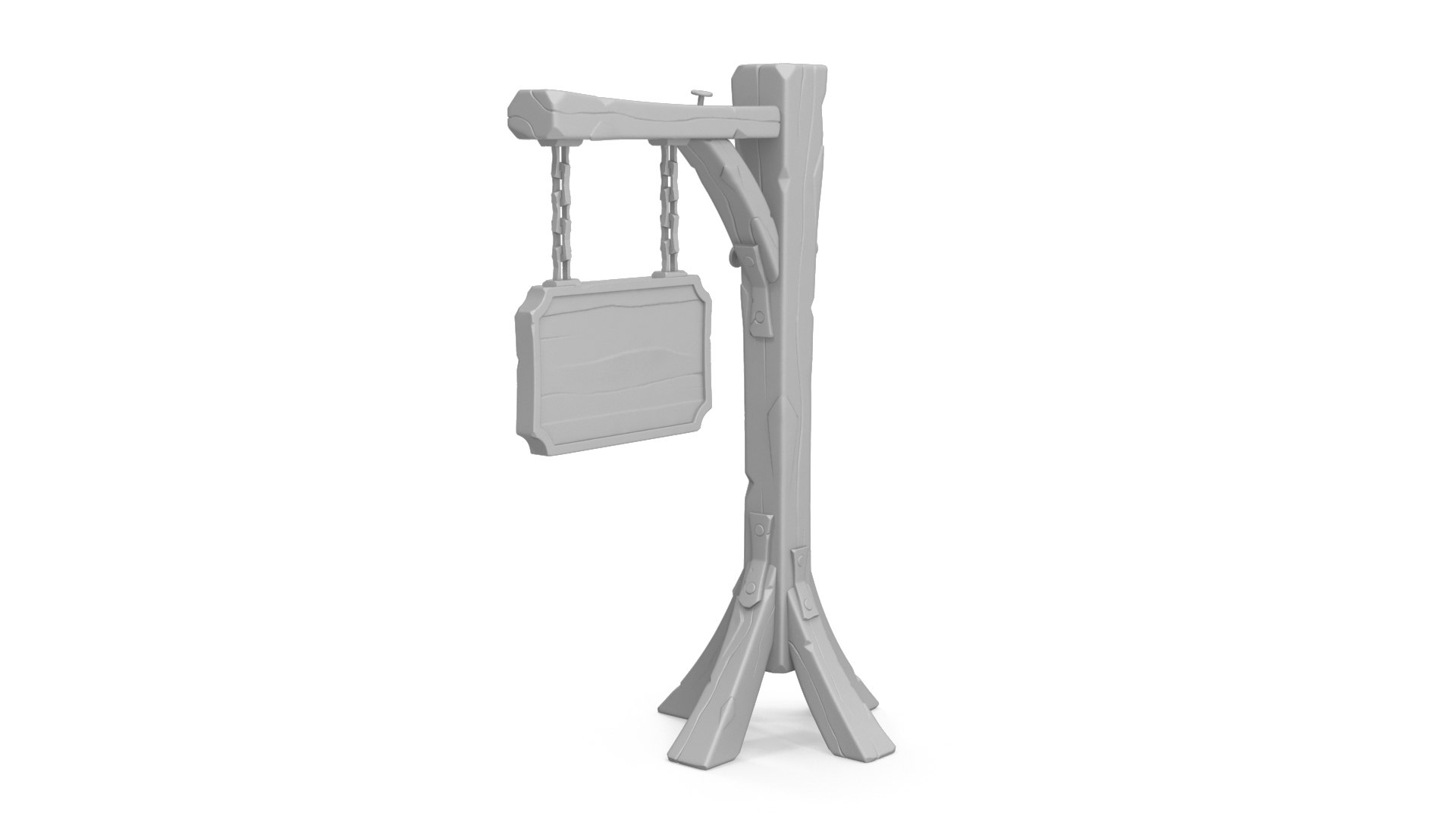 Stylized Medieval Sign 3D Model - TurboSquid 2303307