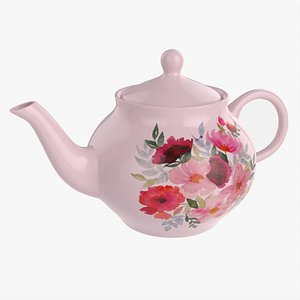 Classic Ceramic Teapot 03 3D model