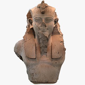 bust king amenhotep iii 3D model