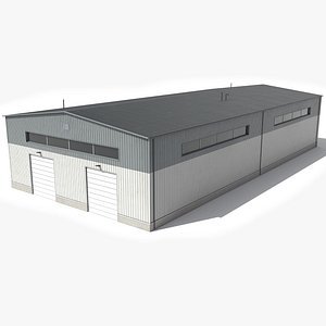 Industrial Building 69 PBR Low Poly