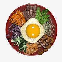 Korean Food Soup Pibimpab