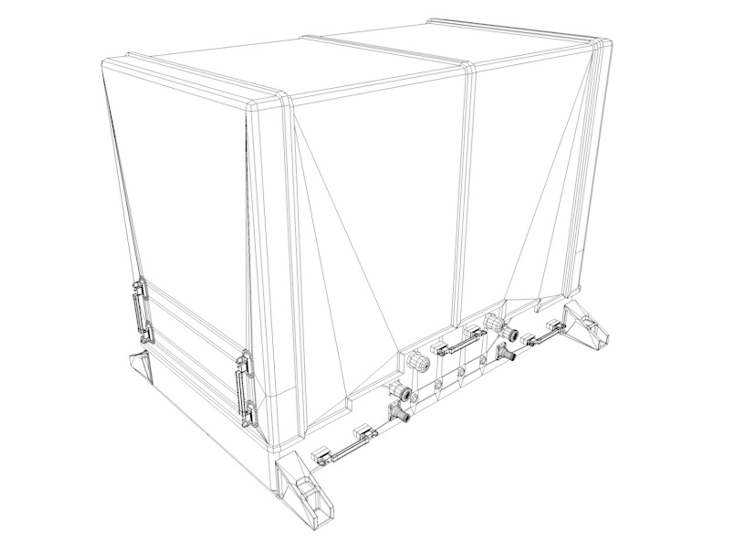 3D Container Space - TurboSquid 1163096