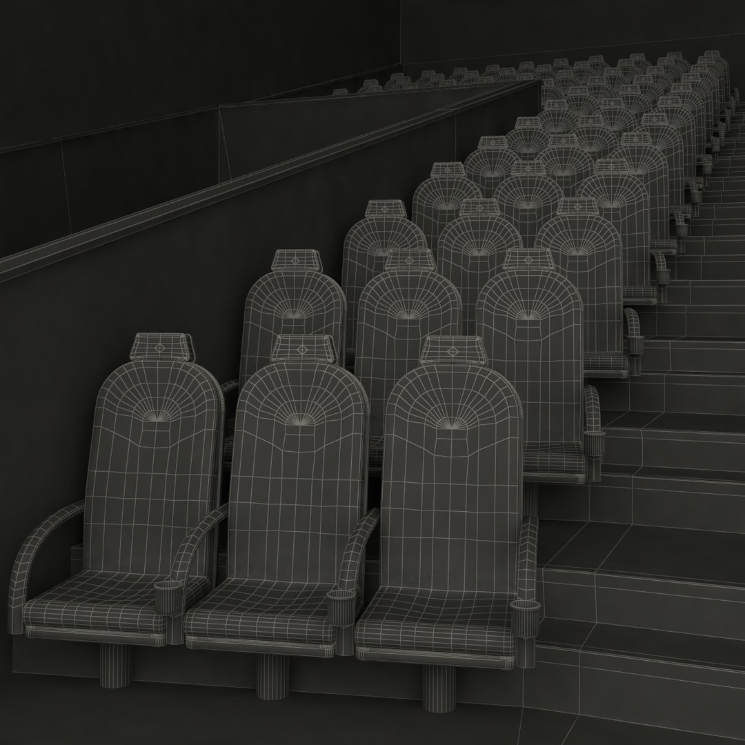 3d Imax Theatre Interior Model