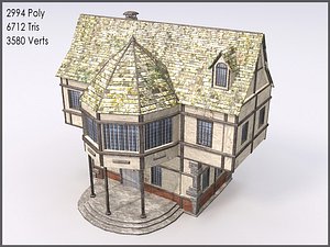 3d model medieval town building games