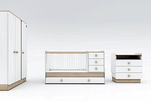 Cilek Natura Baby Room 3D Model Set