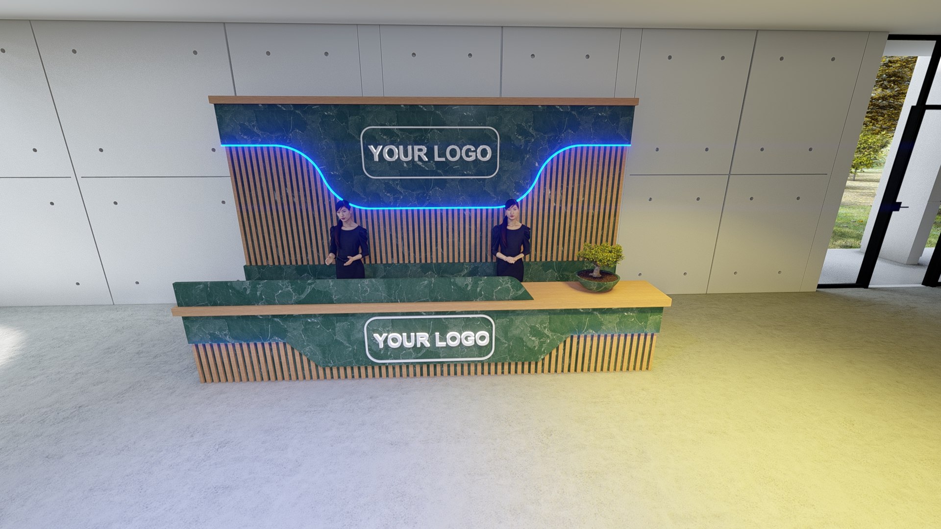 3D welcome desk 13 https://p.turbosquid.com/ts-thumb/Ul/Bv8ne9/9U/wd_5/jpg/1736321386/1920x1080/fit_q87/108120e6a7179d19059732e066a2f2f1550104dd/wd_5.jpg