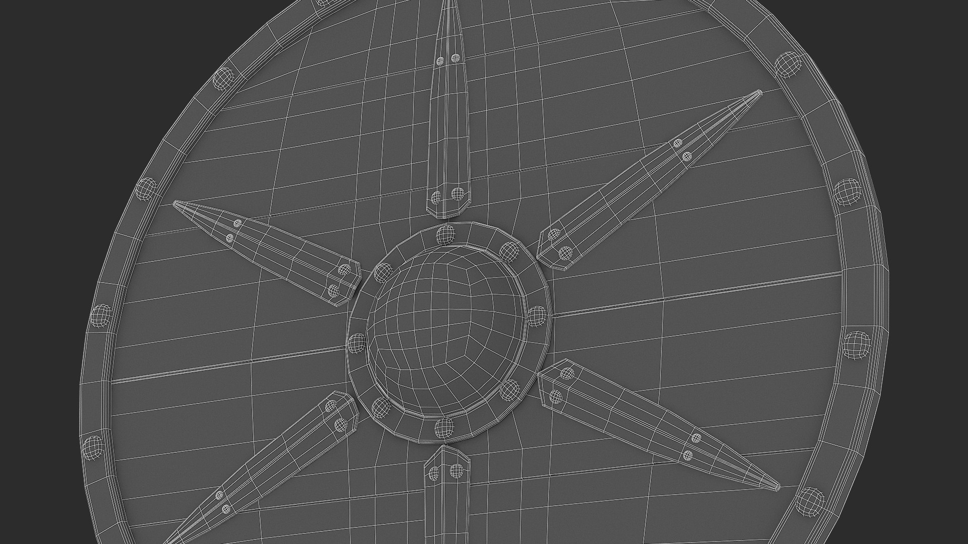 3D Viking Shield V5 Design 1 - TurboSquid 2285704