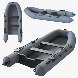 3D model Inflatable boat 3D model