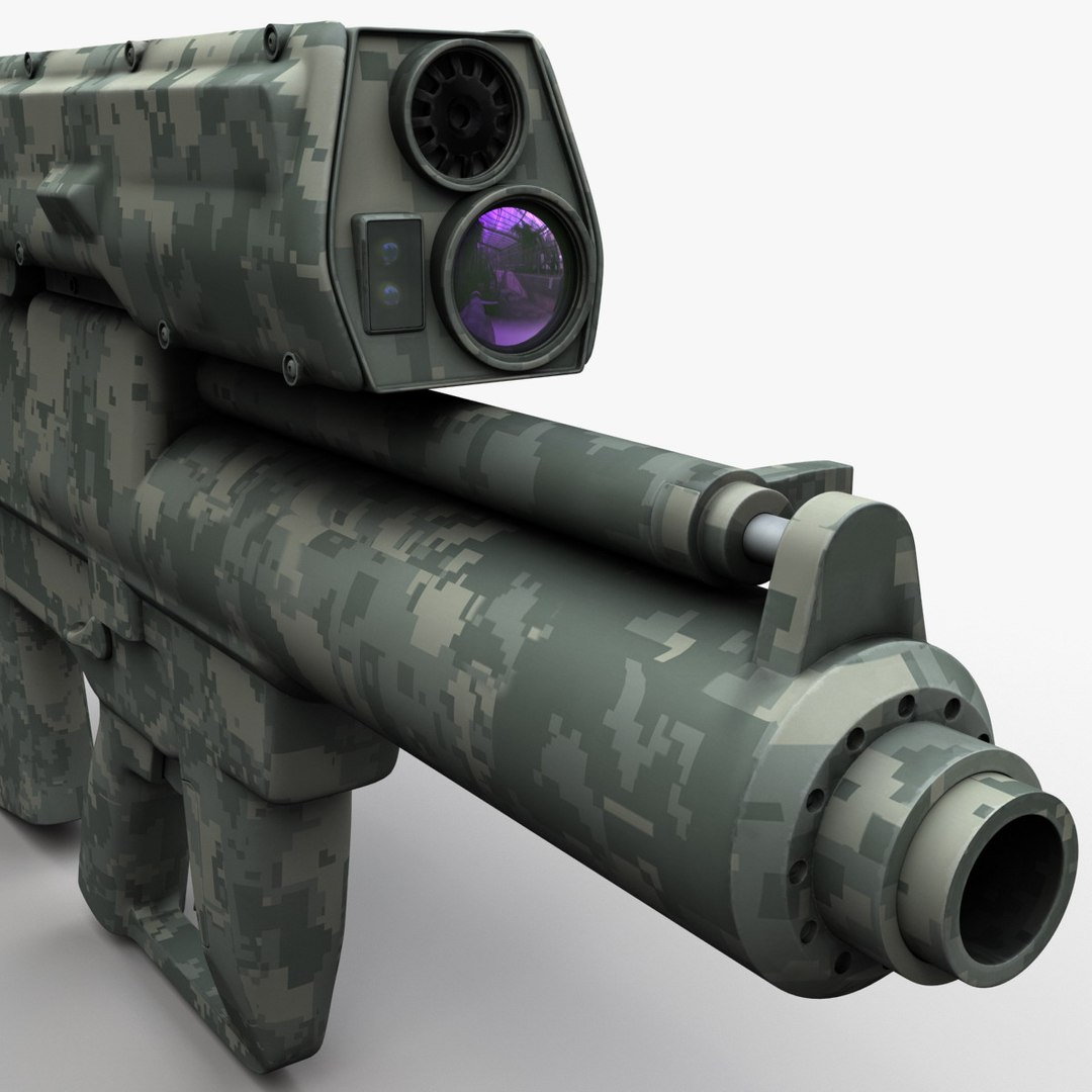3ds Max Grenade Launcher Xm25 2