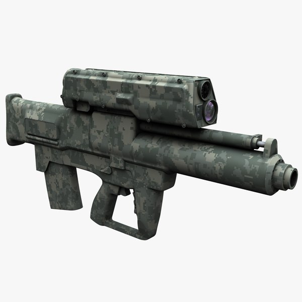3ds max grenade launcher xm25 2