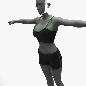 Female Lingerie Sports Outfit