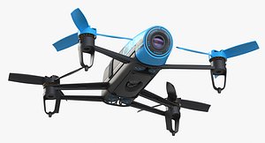 Quadrocopter Parrot Bebop Blue No Bumper
