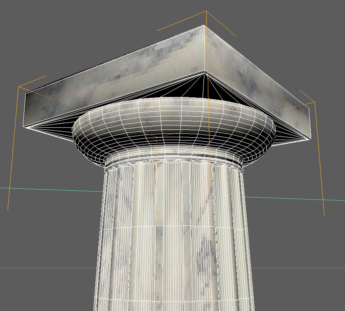 greek column 5 doric 3d 3ds