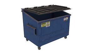 3D dumpster dump model