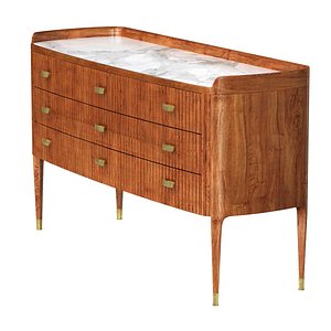 Cosmo Sideboard - Bespoke - Mahogany with Antique Brass Handles and Feet