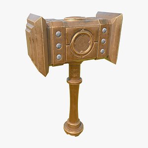 Fantasy Hammer PBR 3D model
