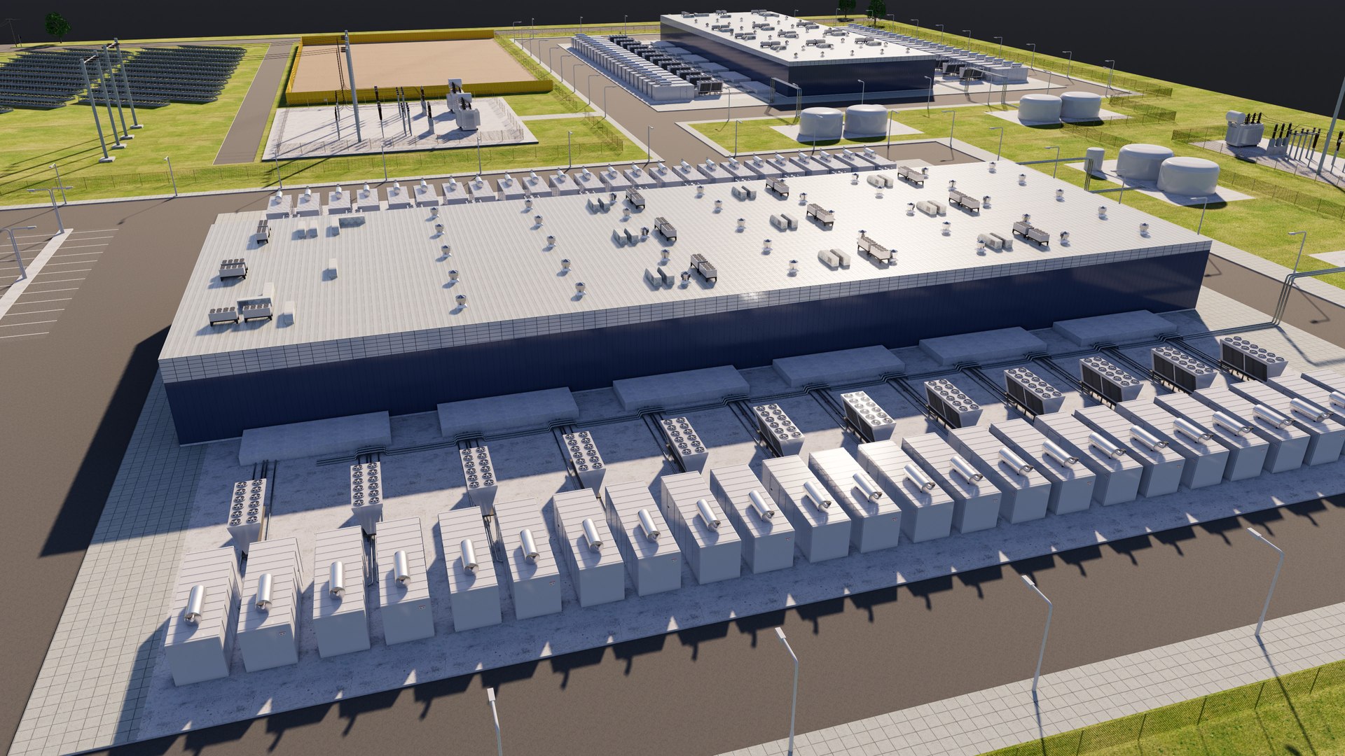 3D Data Center Area Model - TurboSquid 2294977